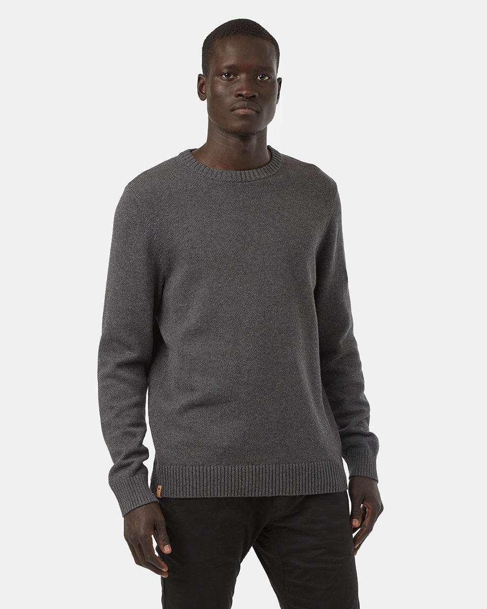 Blue Men's Organic Cotton Knit Jumper