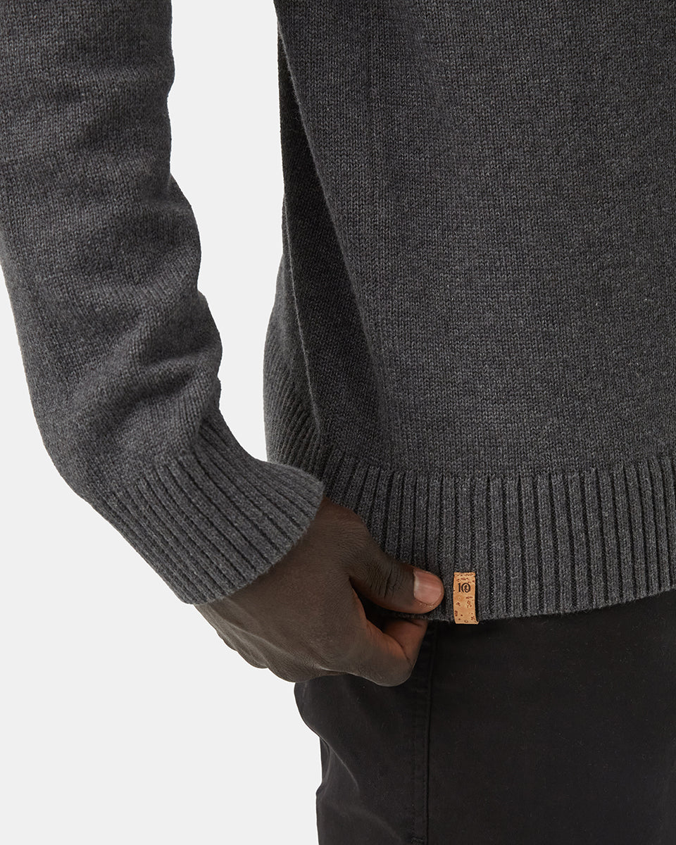 Blue Men's Organic Cotton Knit Jumper