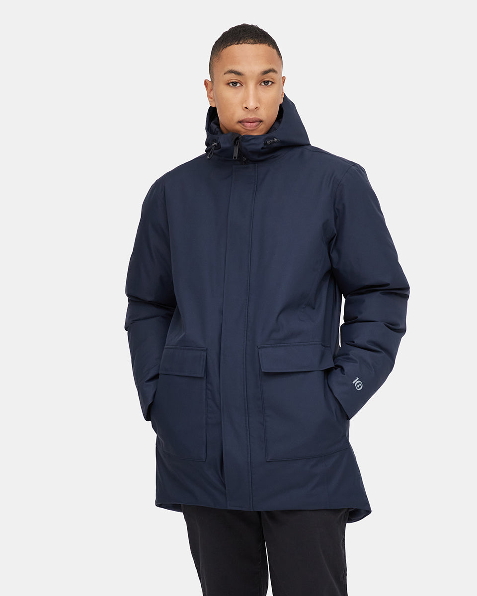 Blue Men's Repreve Parka Jacket