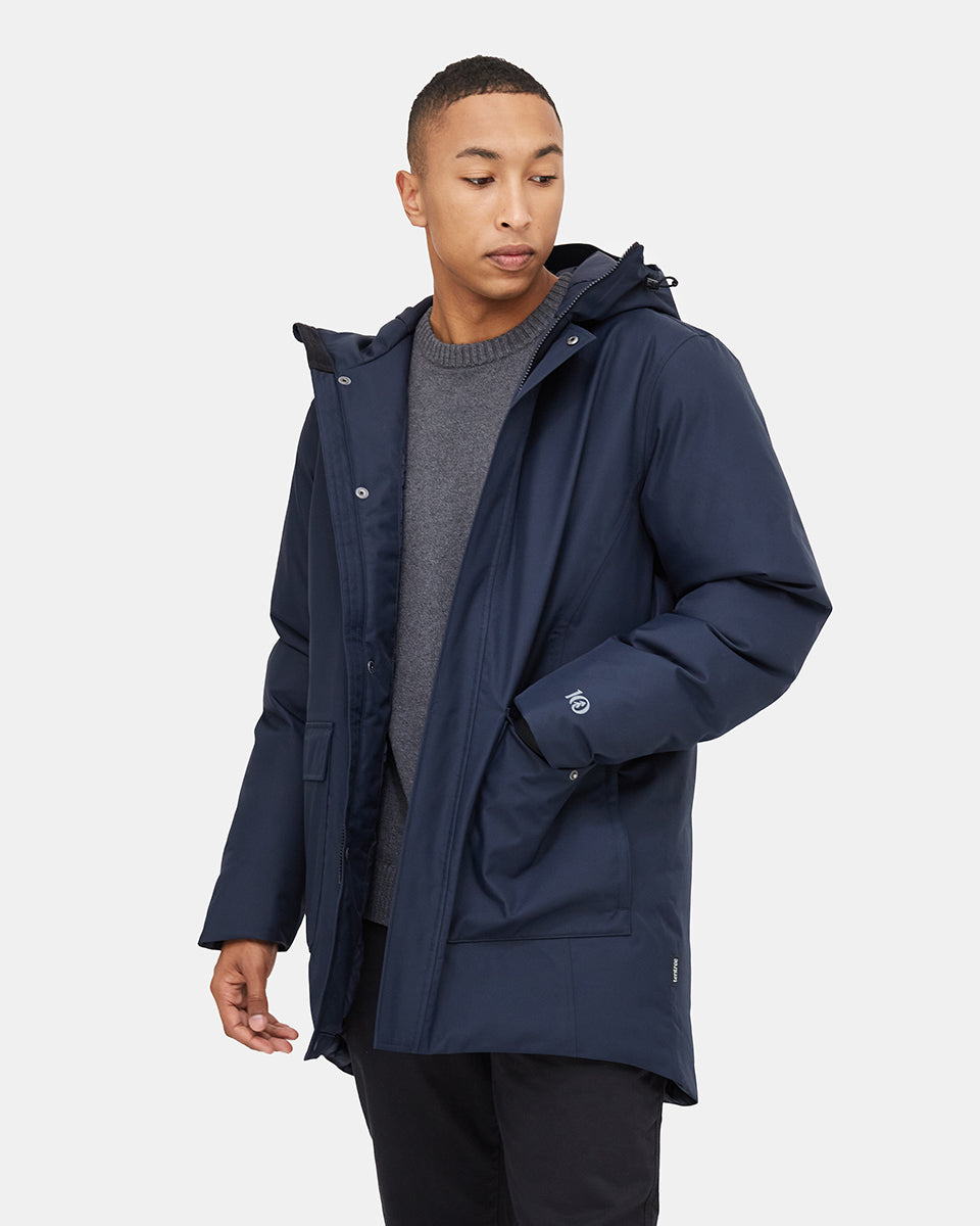 Blue Men's Repreve Parka Jacket