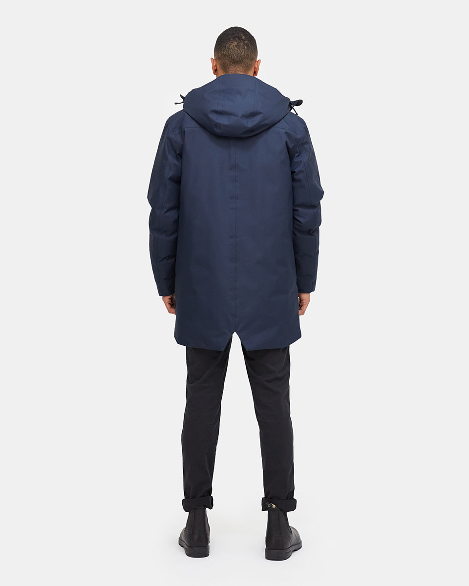 Blue Men's Repreve Parka Jacket