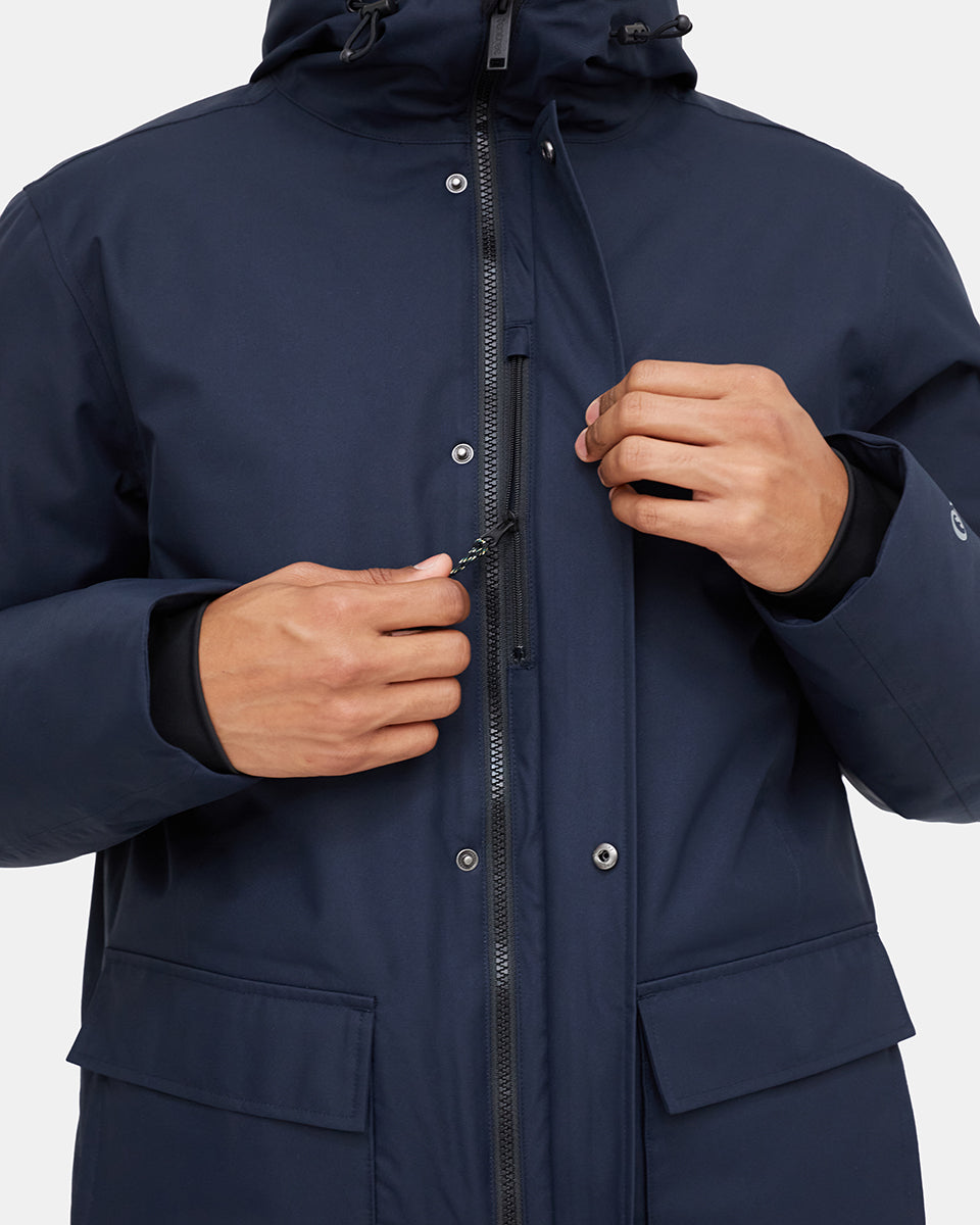 Blue Men's Repreve Parka Jacket