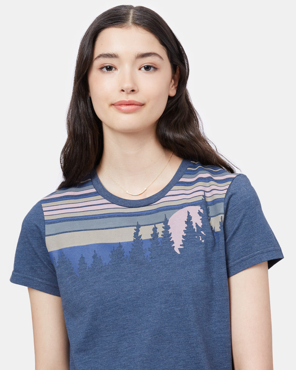 Blue Retro Graphic Tee