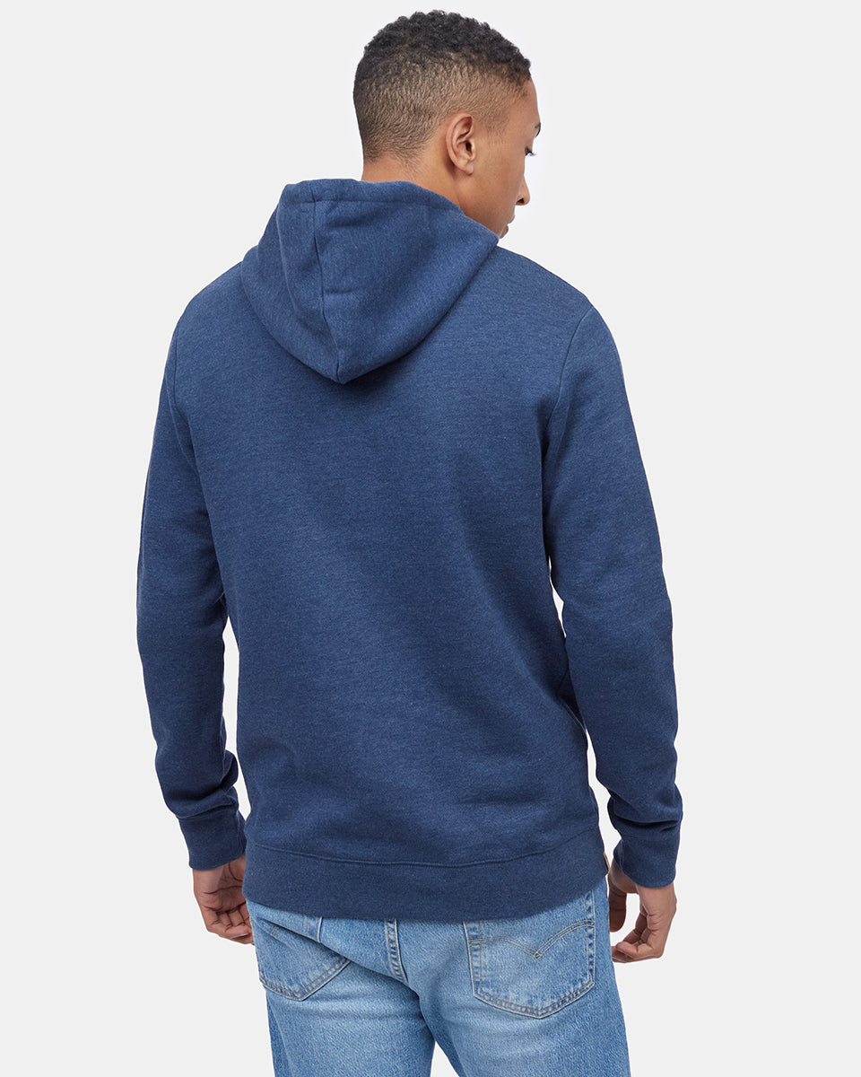 Blue Tree Graphic Pullover Hoodie