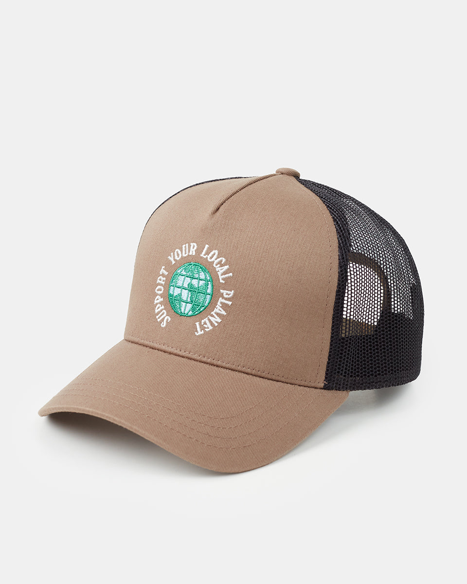 Brown-Mesh-Baseball-Hat