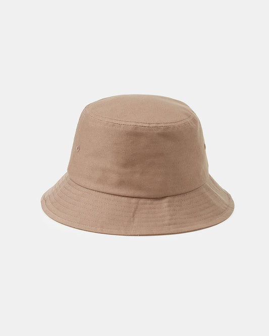 Brown-Organic-Cotton-Bucket-Hat-