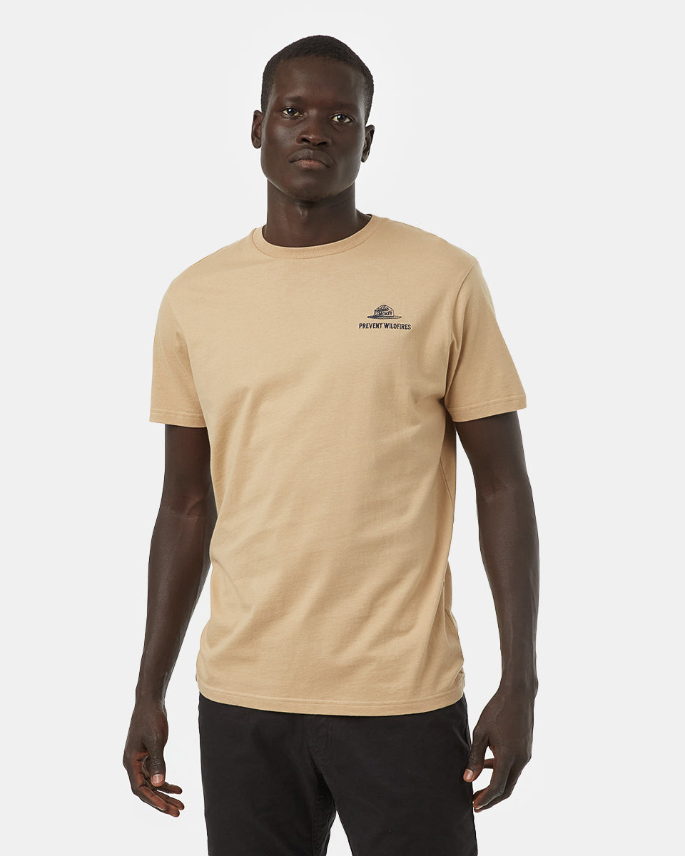 Brown Organic Cotton Wildfire T-Shirt