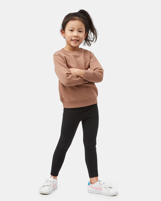 Brown Kids Organic Cotton Fleece Sweatshirt