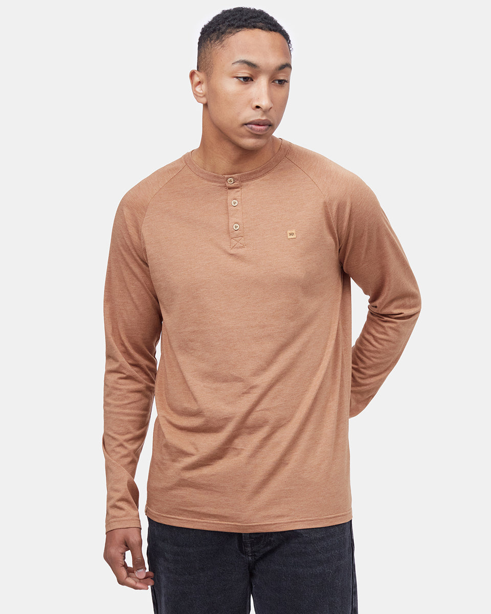 Brown Men's Eco-Friendly Button Shirt