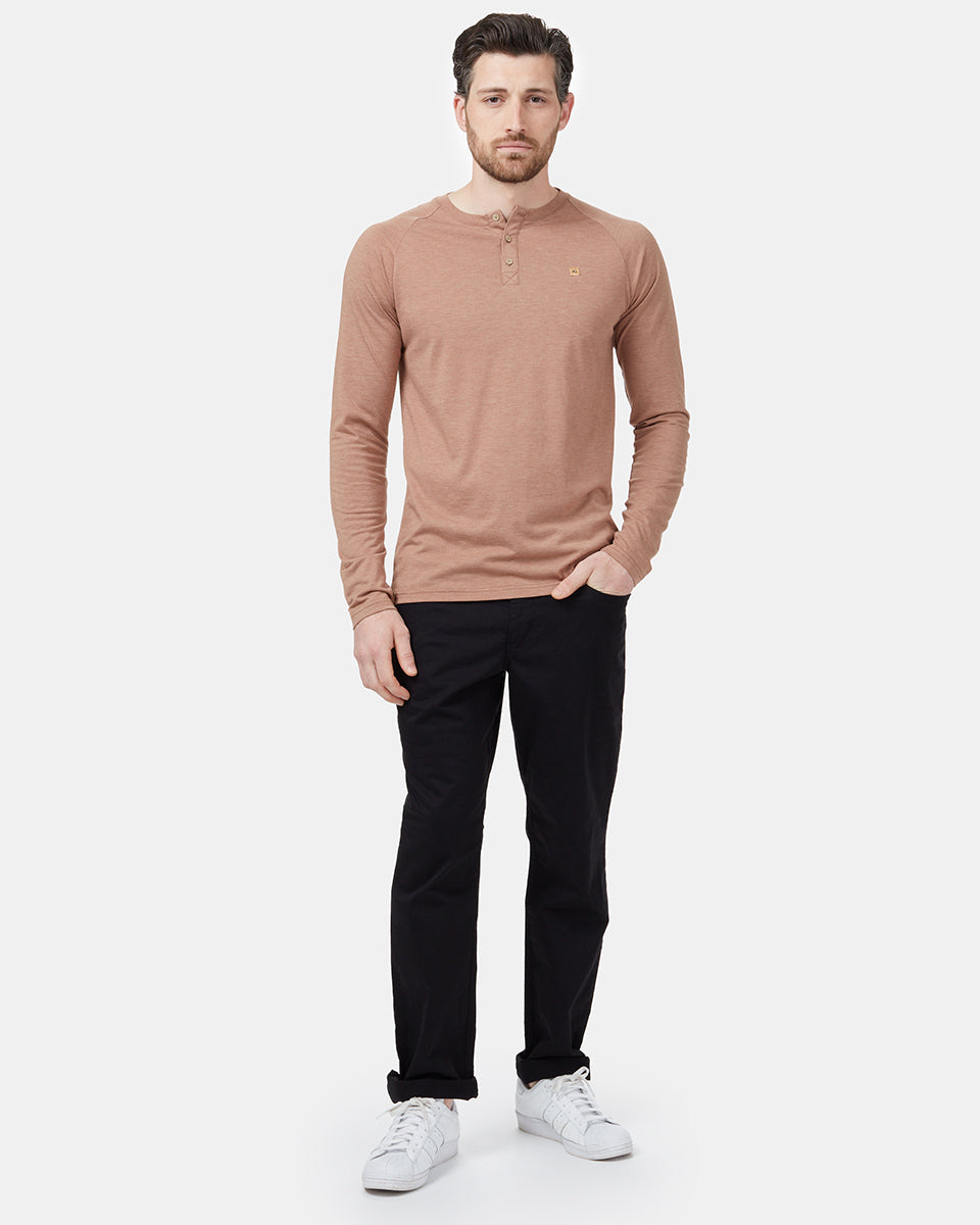 Brown Men's Eco-Friendly Button Shirt