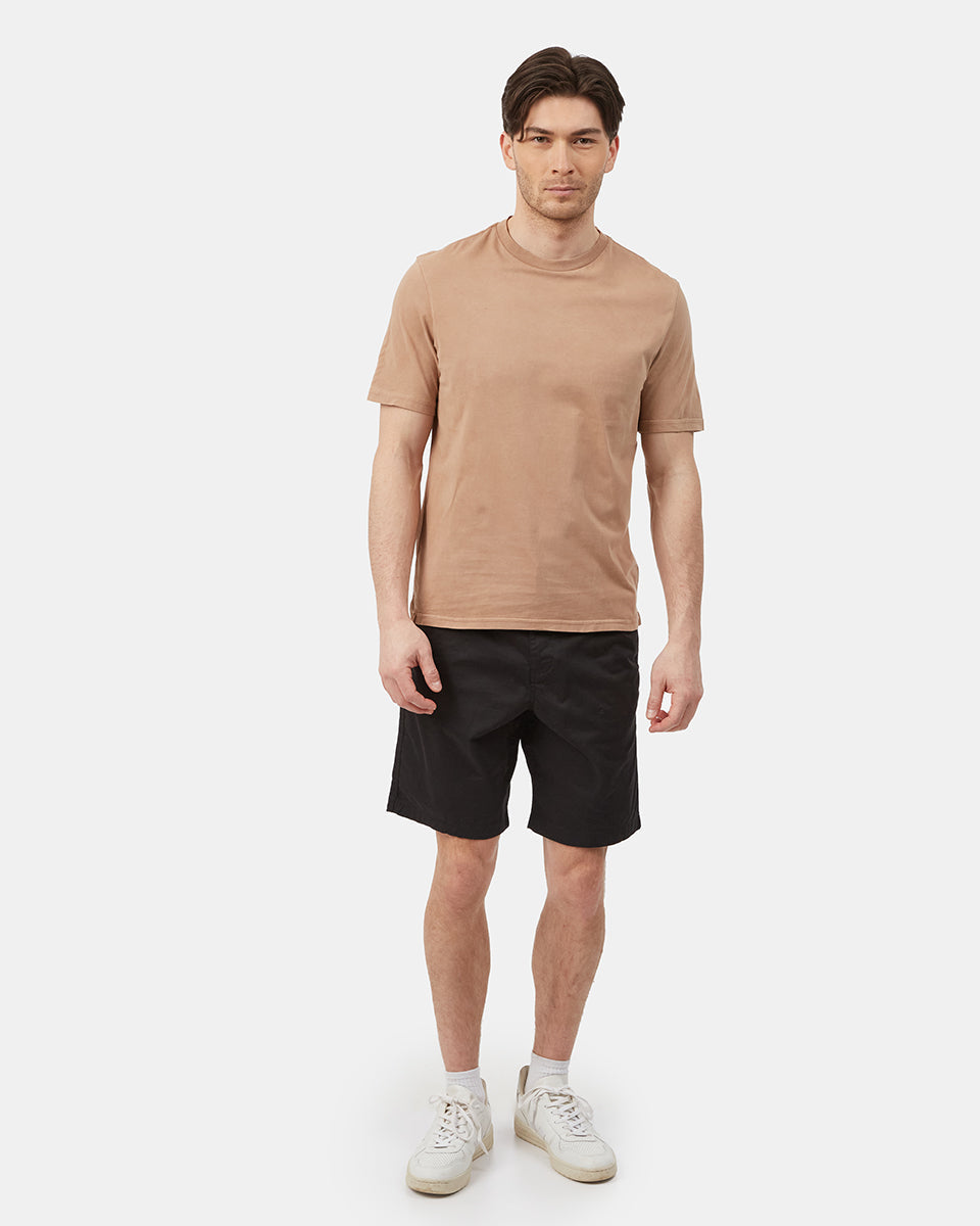 Brown Men's Organic Cotton Basic T-Shirt