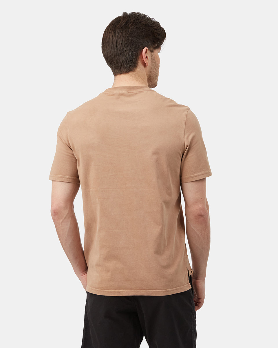 Brown Men's Organic Cotton Basic T-Shirt