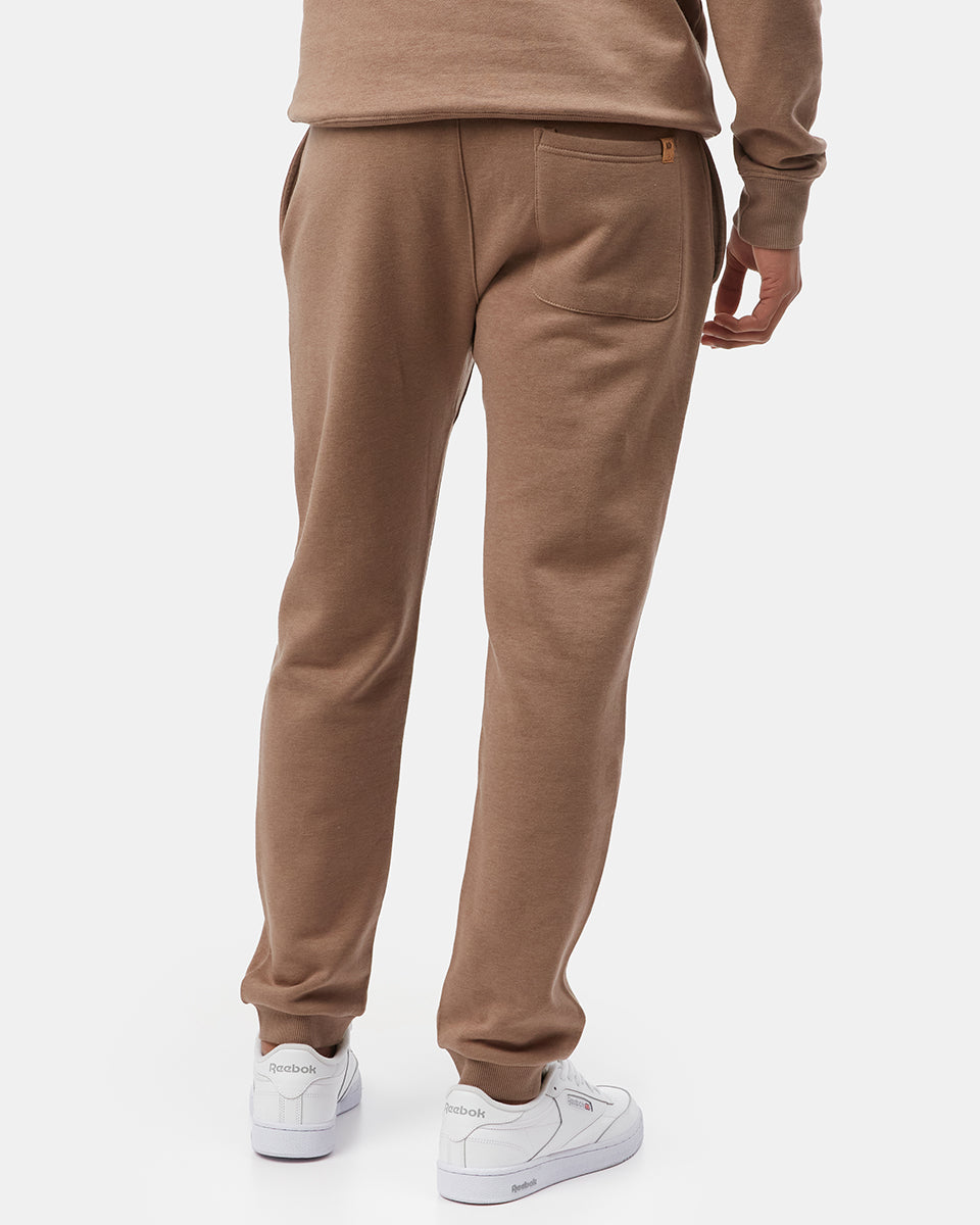 Brown Men's Organic Cotton Graphic Sweatpants