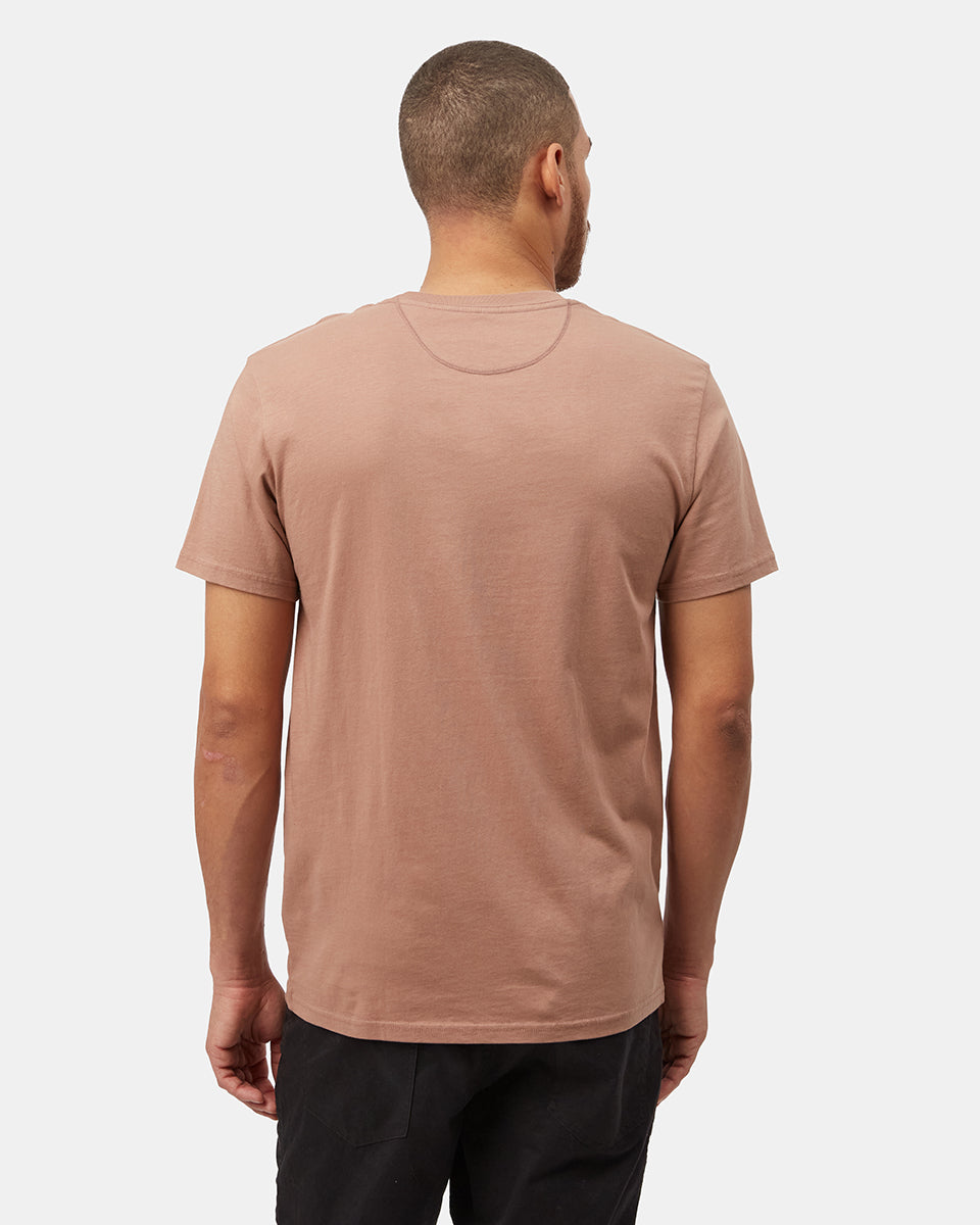 Brown Men's Organic Cotton Graphic Tee