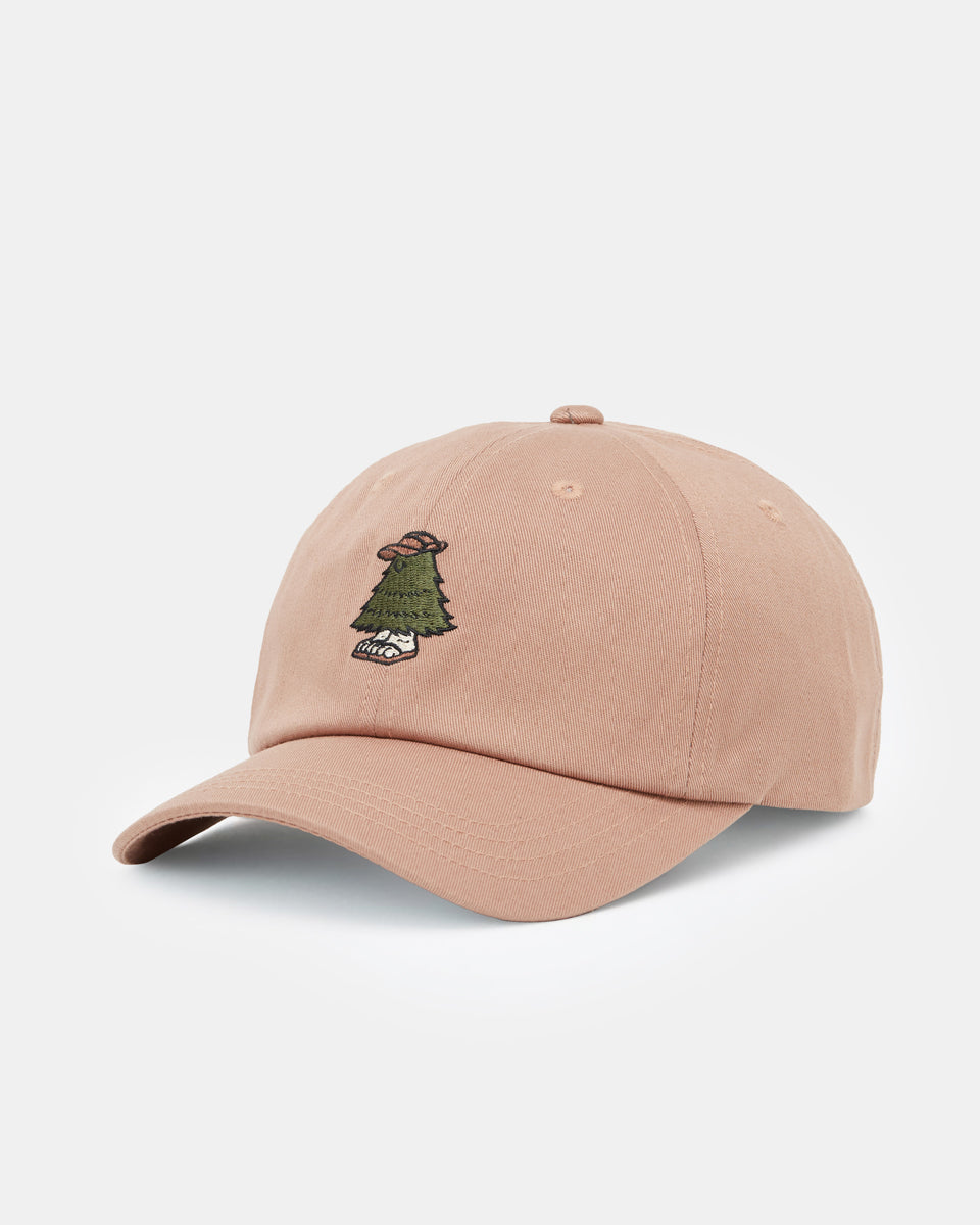 Brown Organic Cotton Graphic Dad Hat