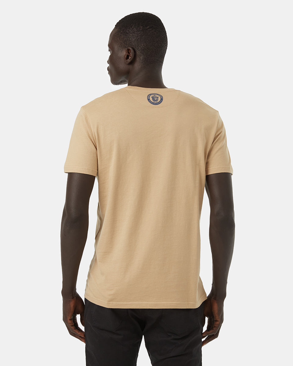 Brown Organic Cotton Wildfire Graphic Tee