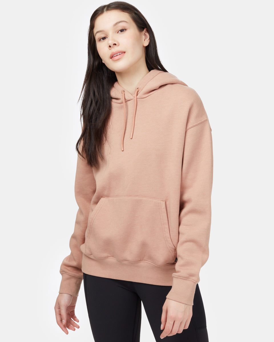 Brown Women's Eco-Friendly Pullover Hoodie