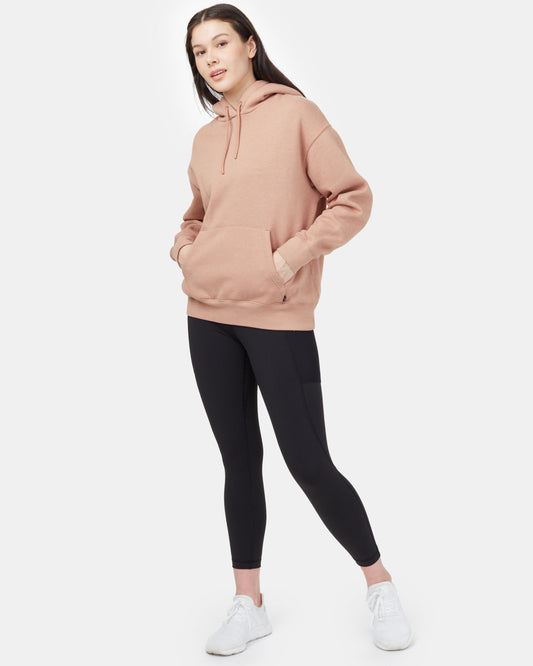 Brown Women's Eco-Friendly Pullover Hoodie