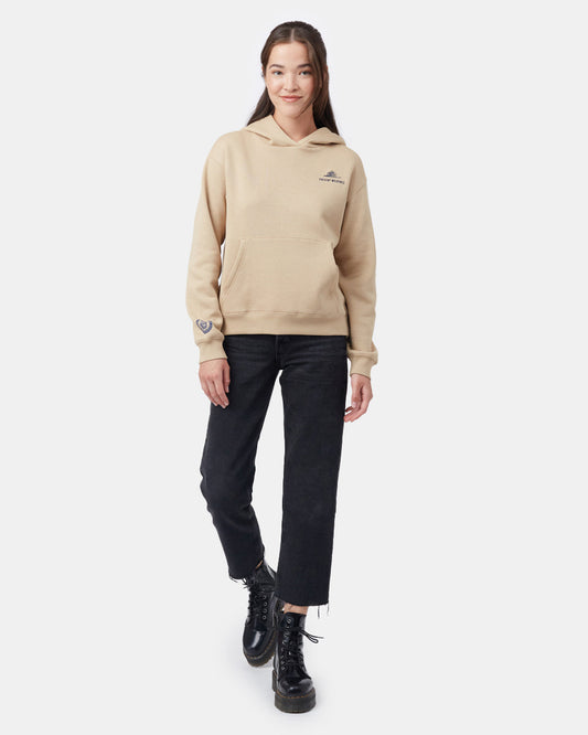 Brown Women's Eco-Friendly Pullover Hoodie