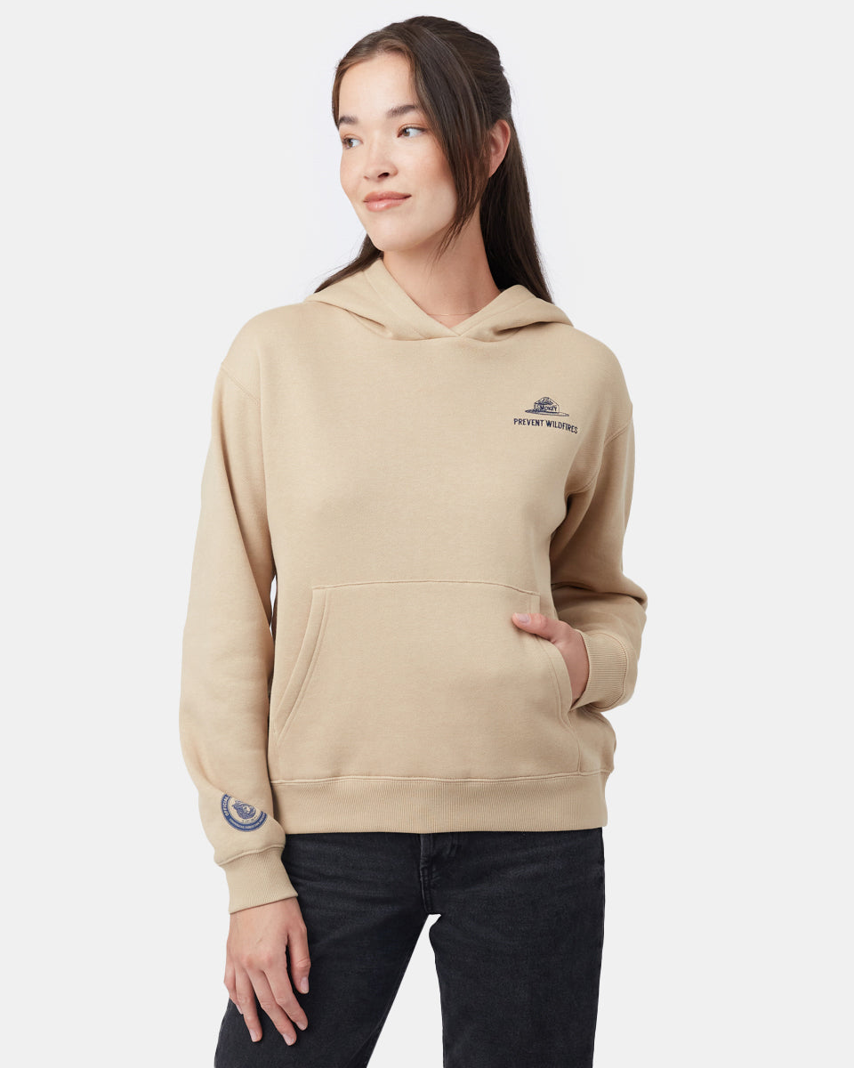 Brown Women's Eco-Friendly Pullover Hoodie