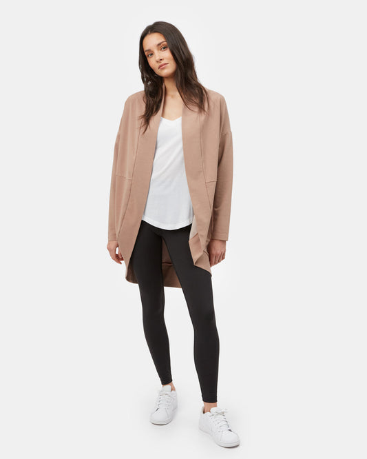Brown Women's Organic Cotton Cardigan