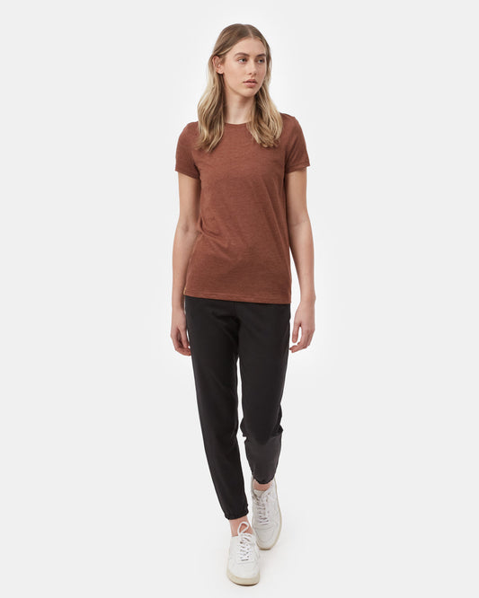 Womens Basic T-Shirt_Brown