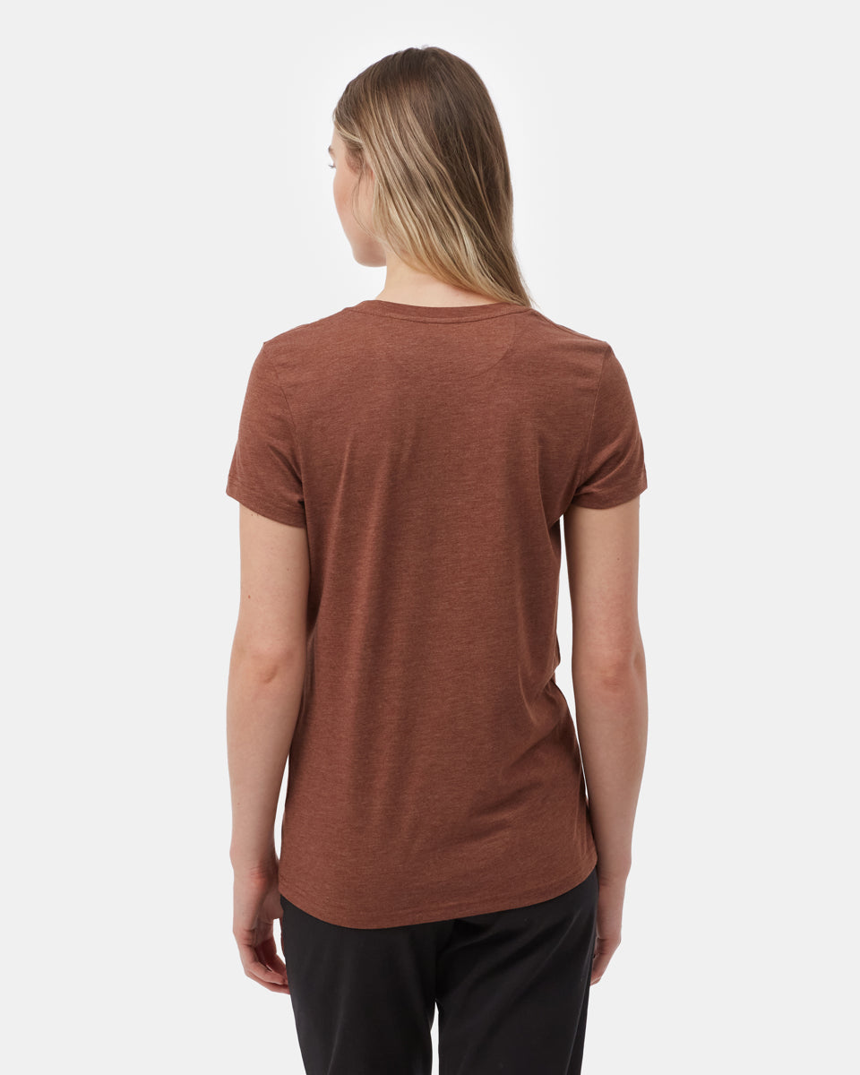 Womens Basic T-Shirt_Brown