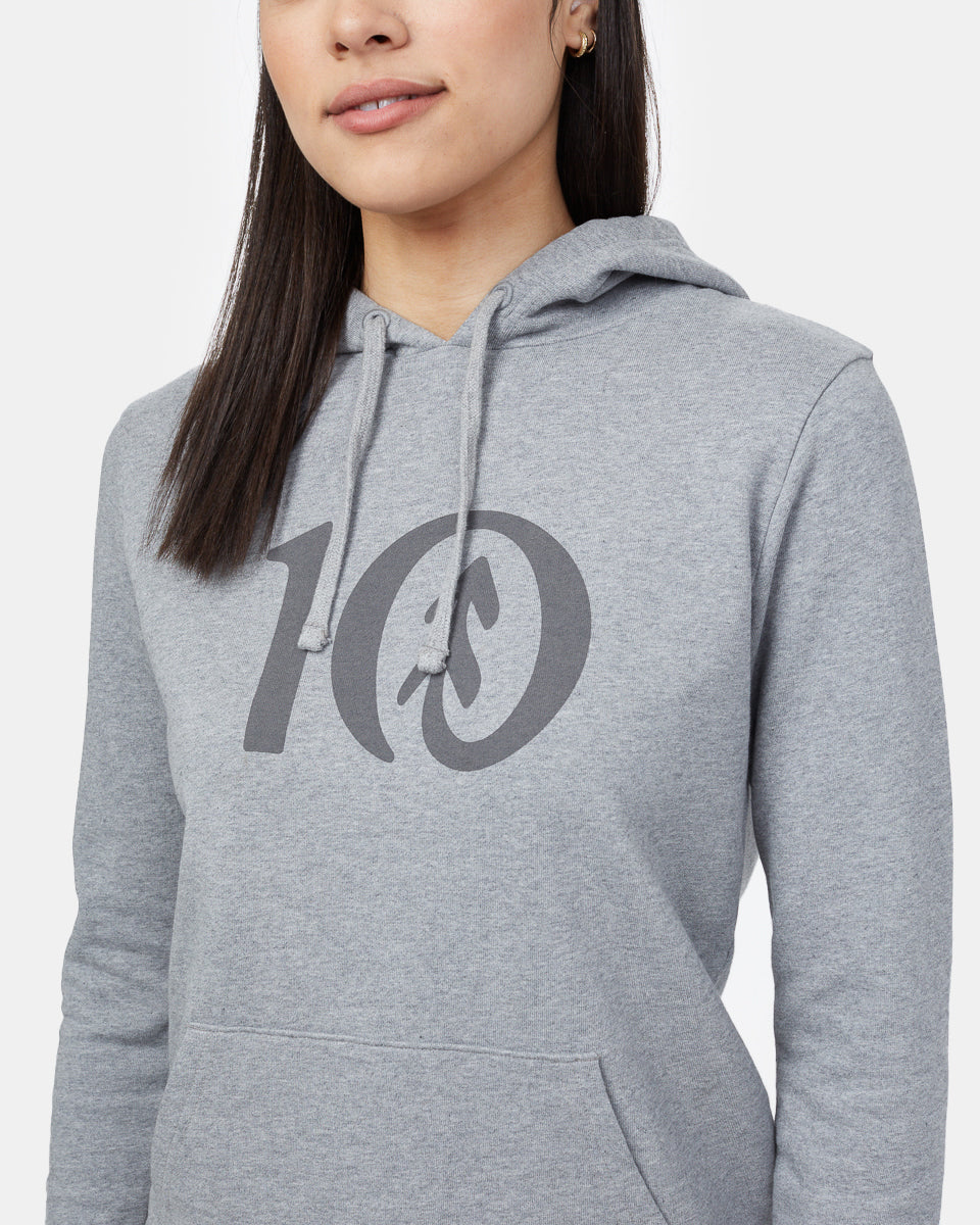 Gray Graphic Pullover Hoodie