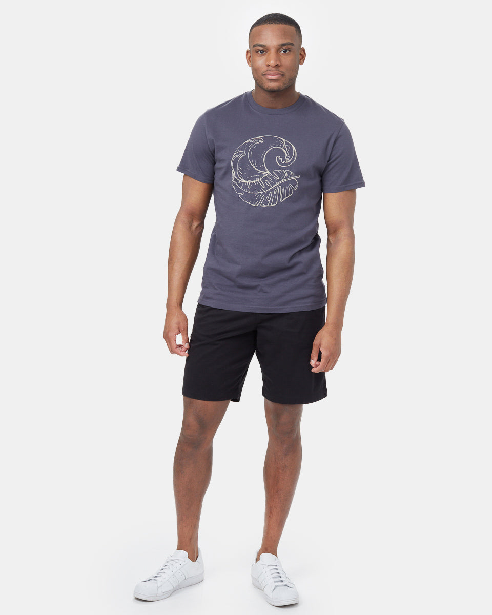 Gray  Men's Organic Cotton Graphic Tee