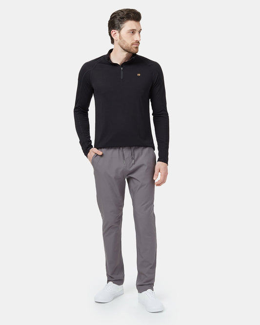 Gray Men's Recycled Polyester Joggers