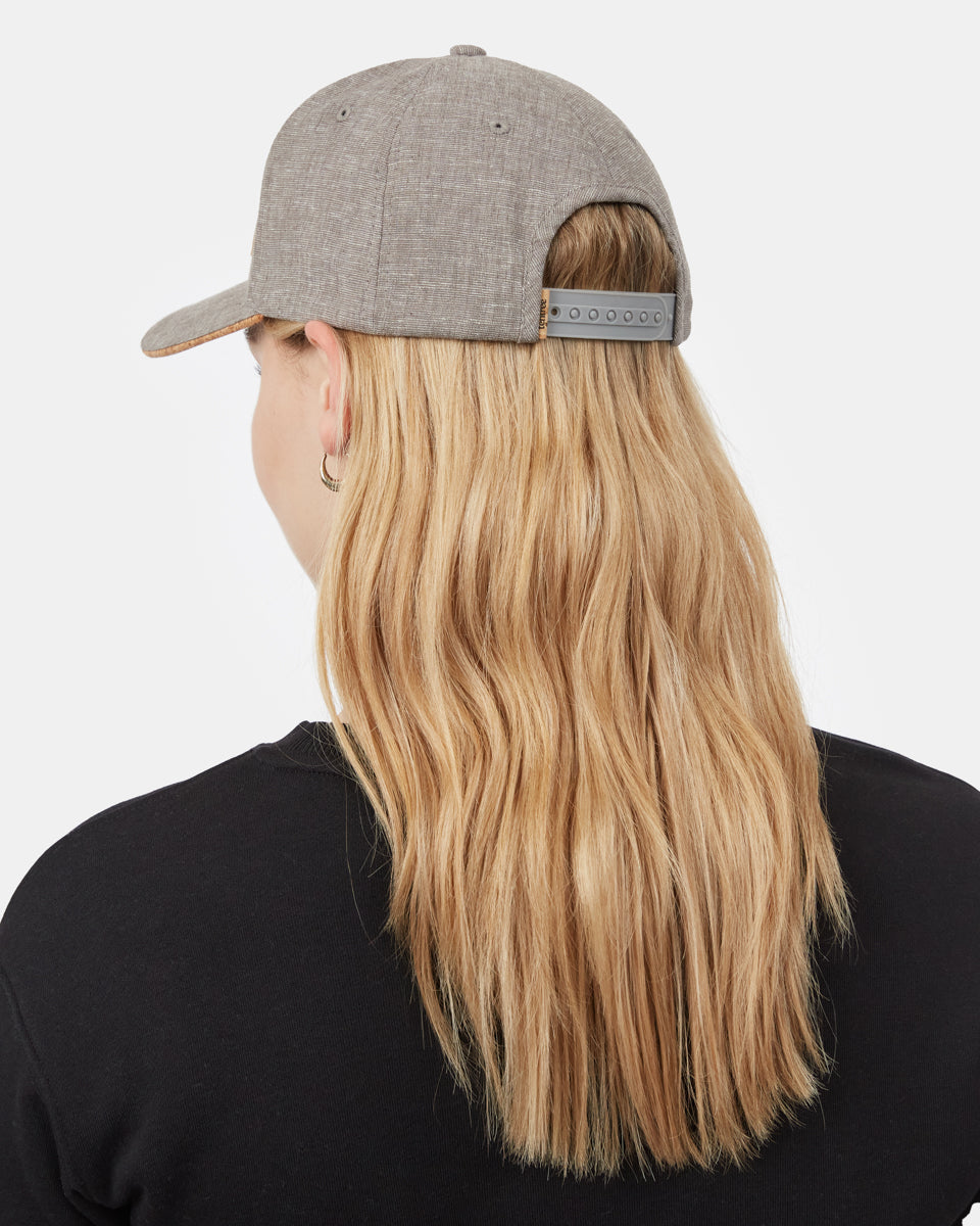 Gray Adjustable Cork Baseball Cap