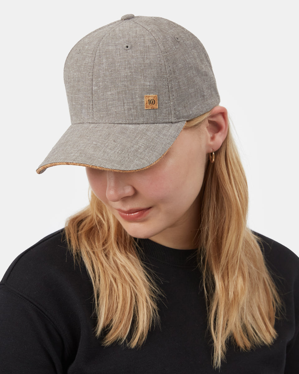 Gray Adjustable Cork Baseball Cap