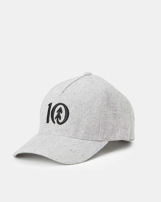 Gray Adjustable Hemp Baseball Cap