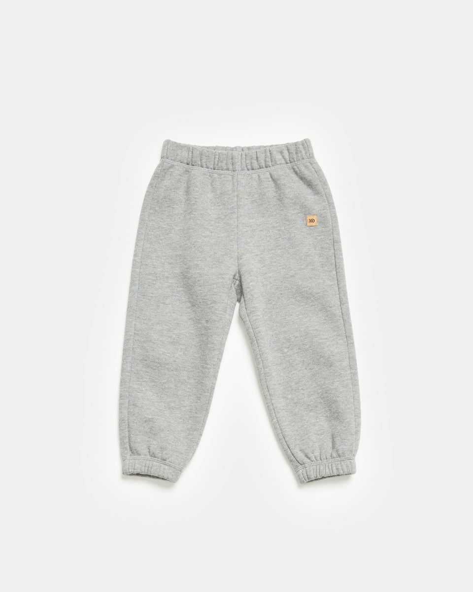 Gray Kids Organic Cotton Sweatpants