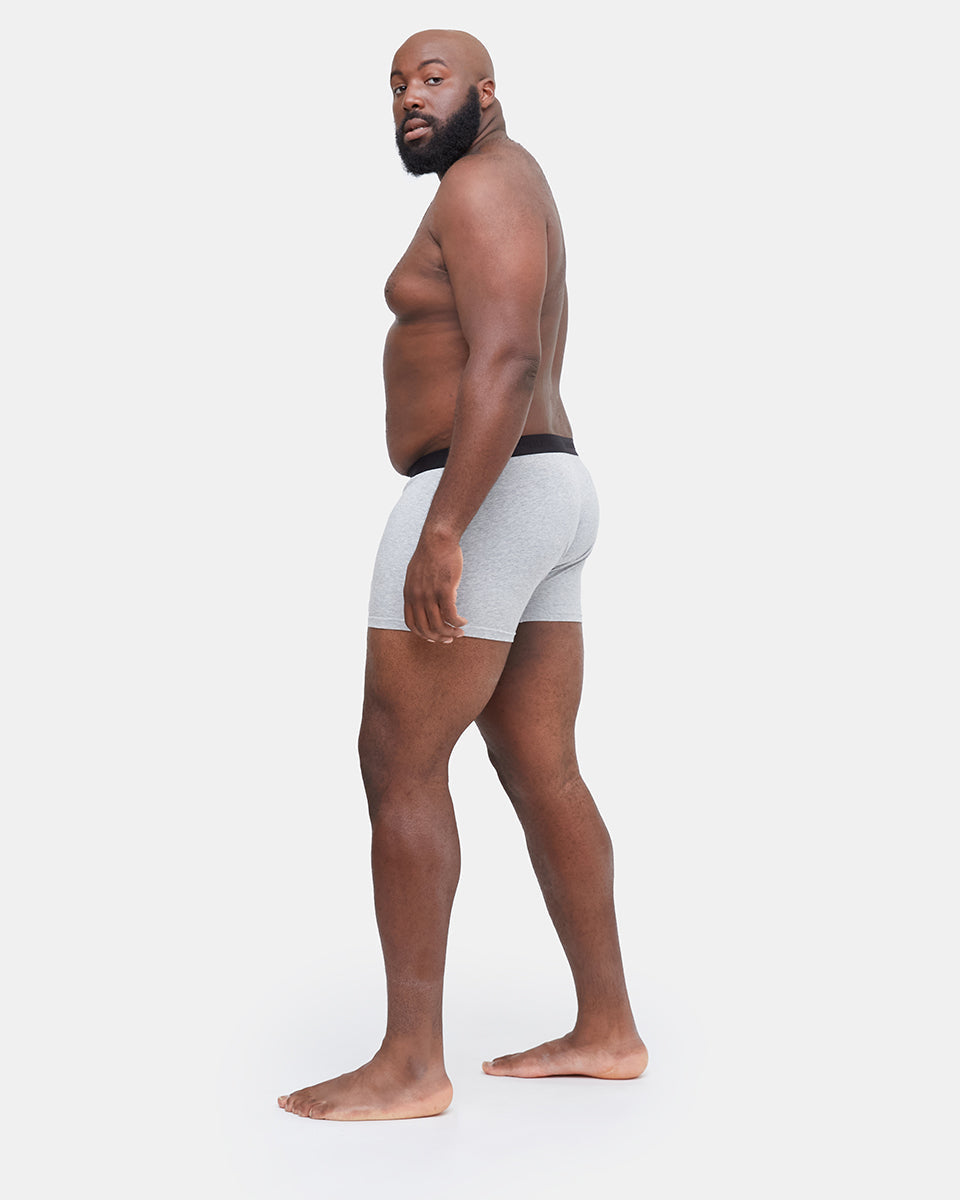 Gray Men's Boxer Briefs