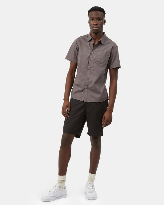 Gray Men's Button Up Shirt