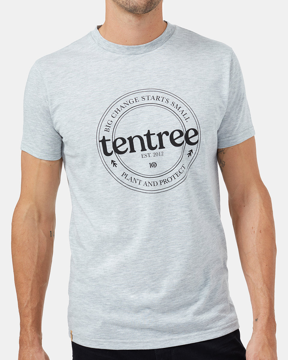 Gray Men's Eco-Friendly Graphic Tee