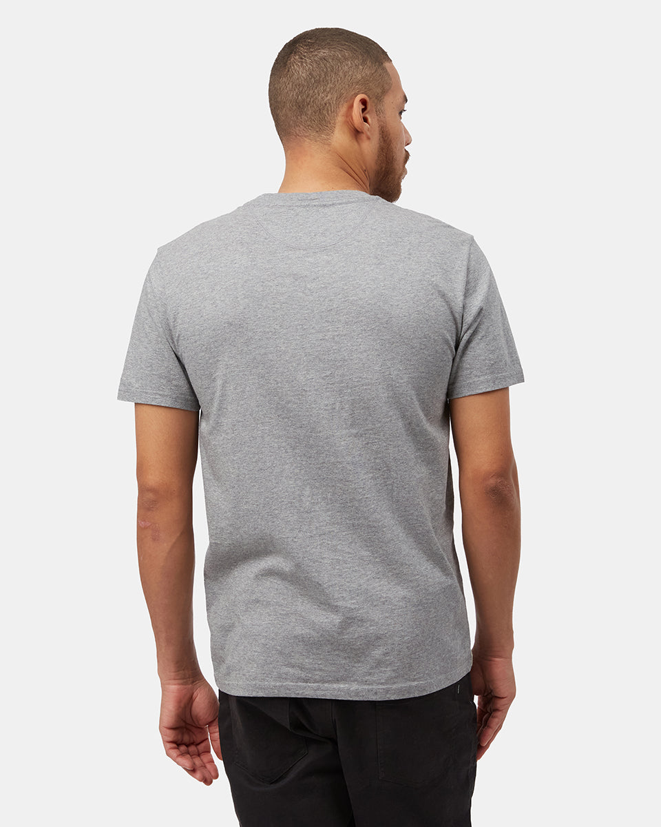 Gray Men's Organic Cotton Graphic Tee