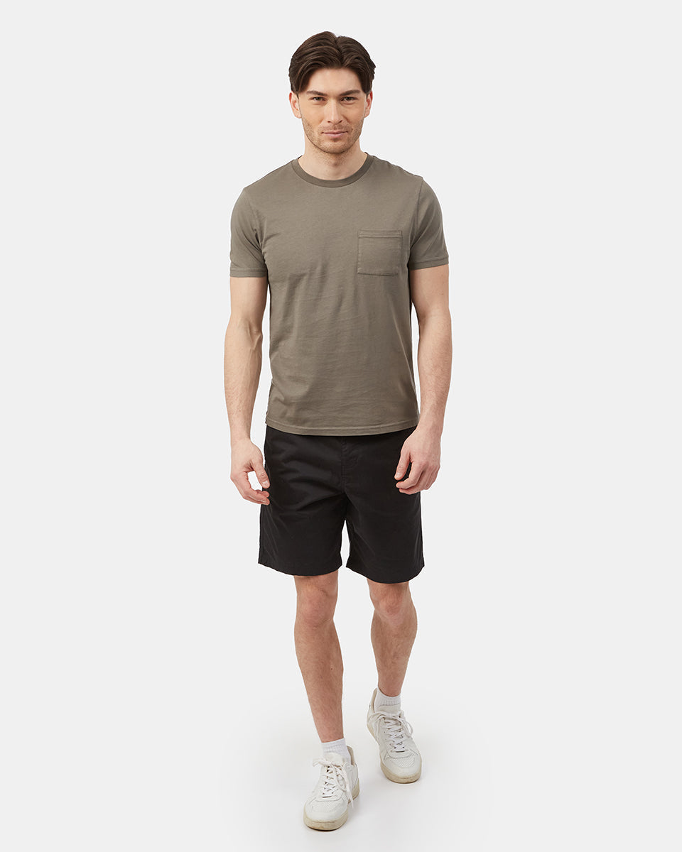 Gray Men's Organic Cotton Pocket Tee