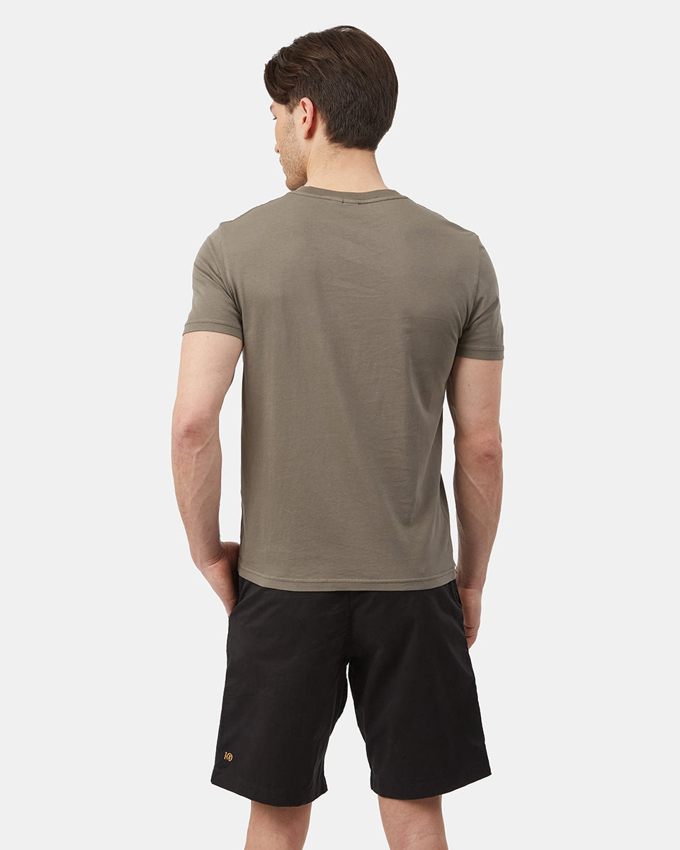 Gray Men's Organic Cotton Pocket Tee
