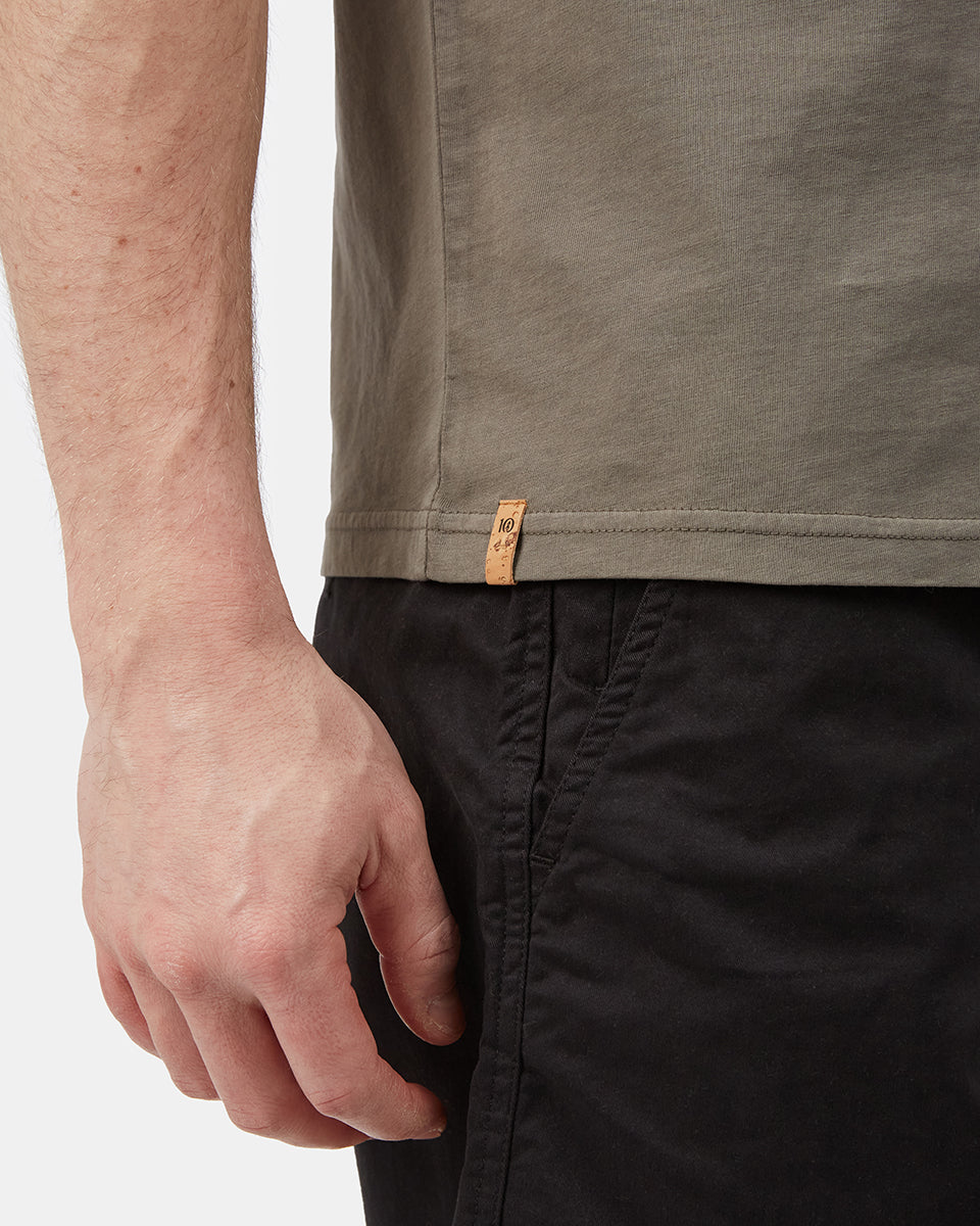 Gray Men's Organic Cotton Pocket Tee