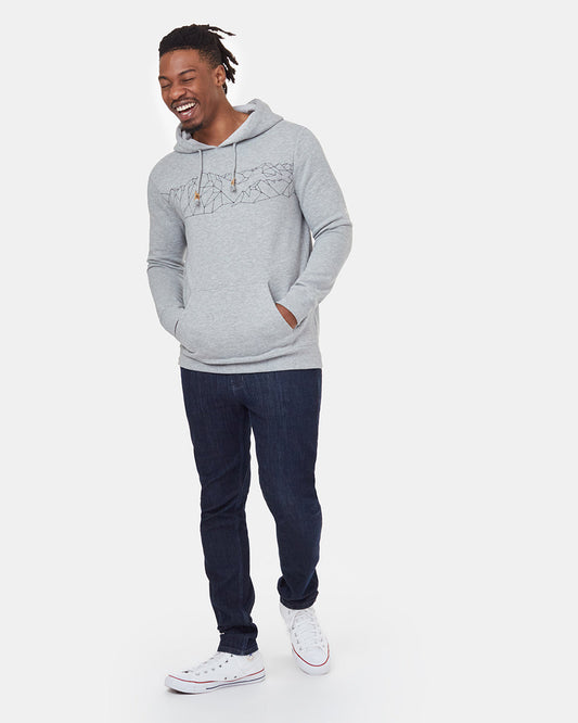 Gray Men's Organic Cotton Pullover Hoodie