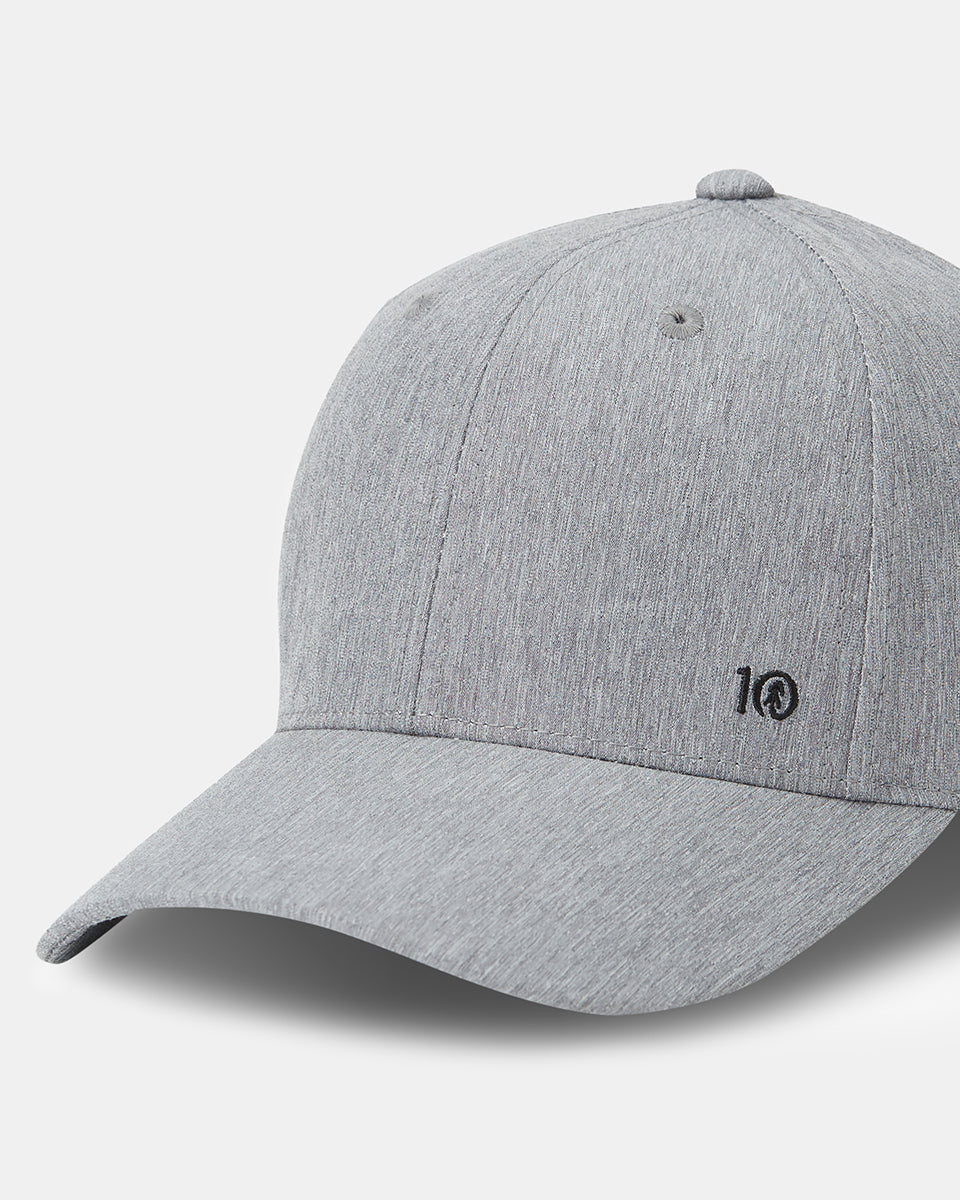 Gray Recycled Adjustable Baseball Cap