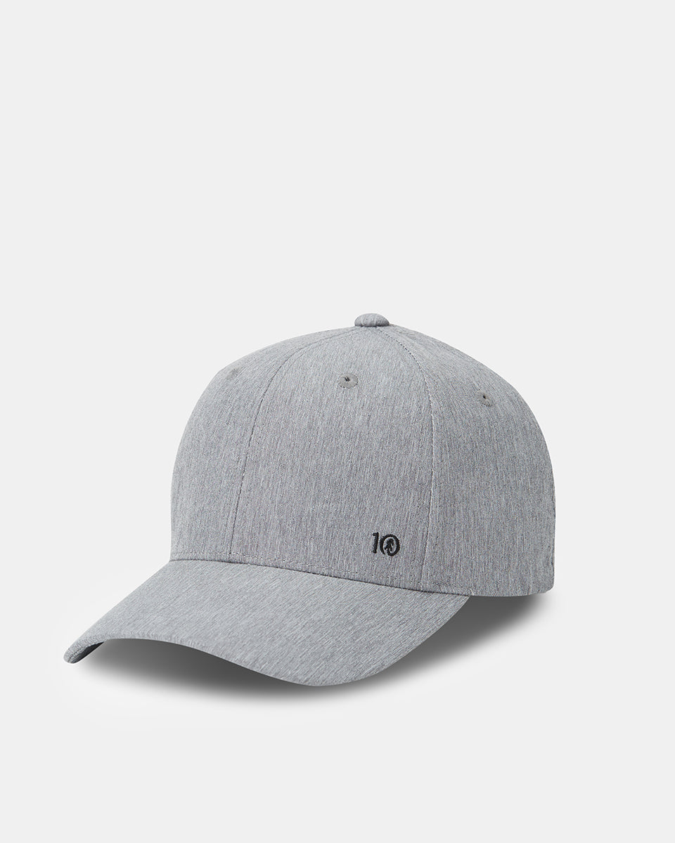 Gray Recycled Adjustable Baseball Cap