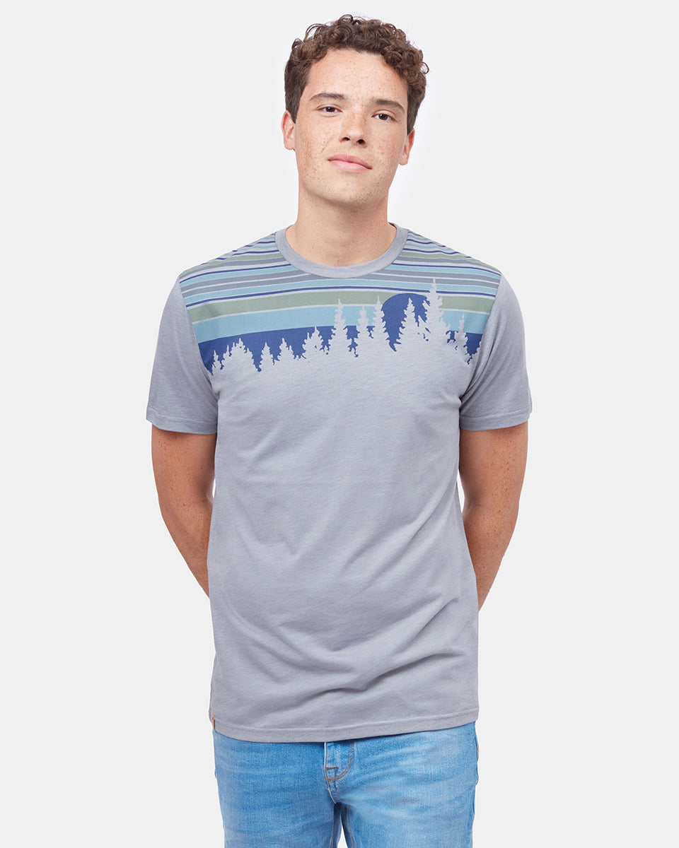 Gray Retro Graphic Tee