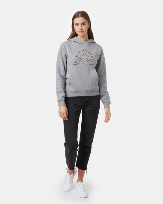 Gray Women's Graphic Organic Cotton Pullover