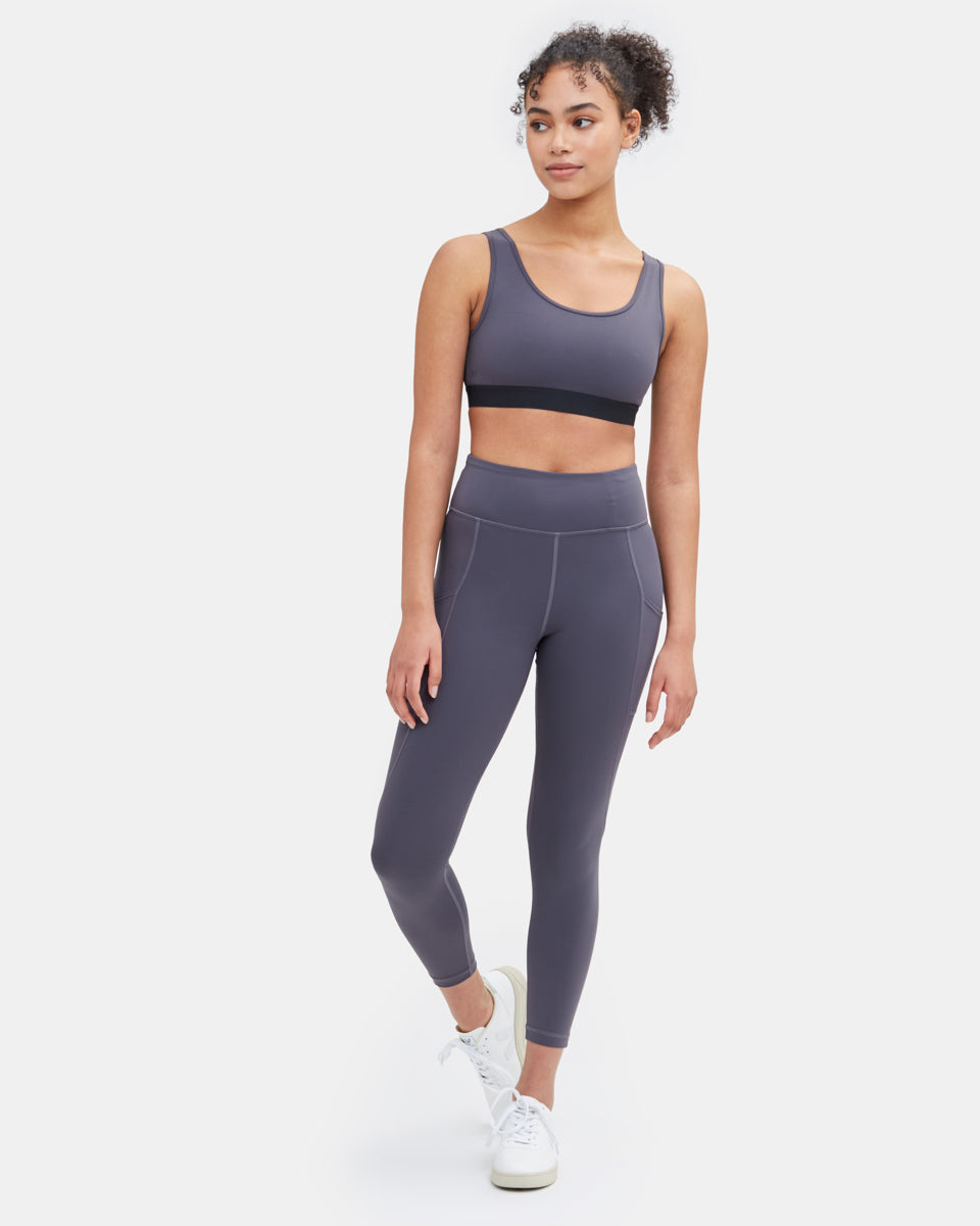 Gray Women's High-Rise Leggings