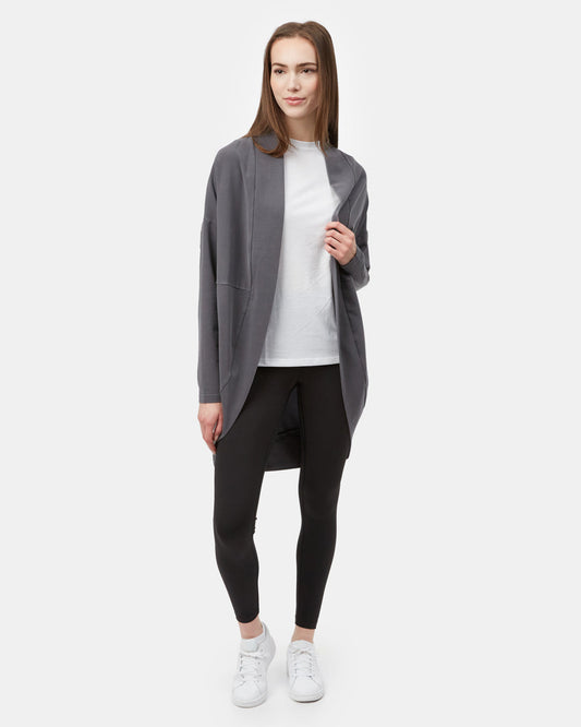 Gray Women's Organic Cotton Cardigan