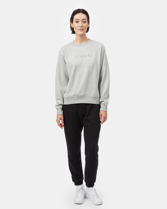Gray Women's Organic Cotton Sweatshirt