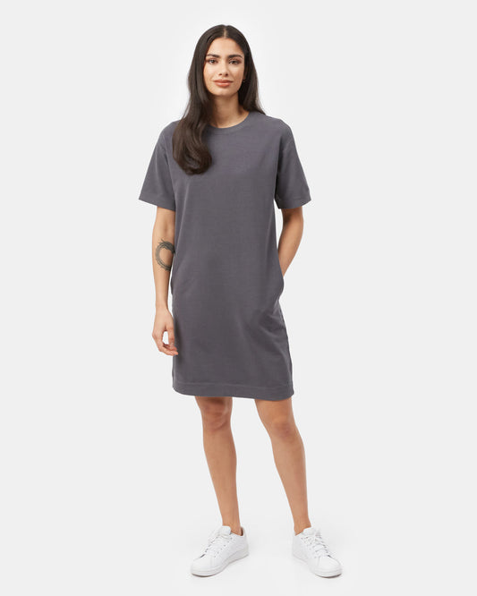 Gray Women's Organic French Terry Sweater Dress